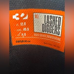 Men's Lashed Diggers Snowboarding Boots - Black